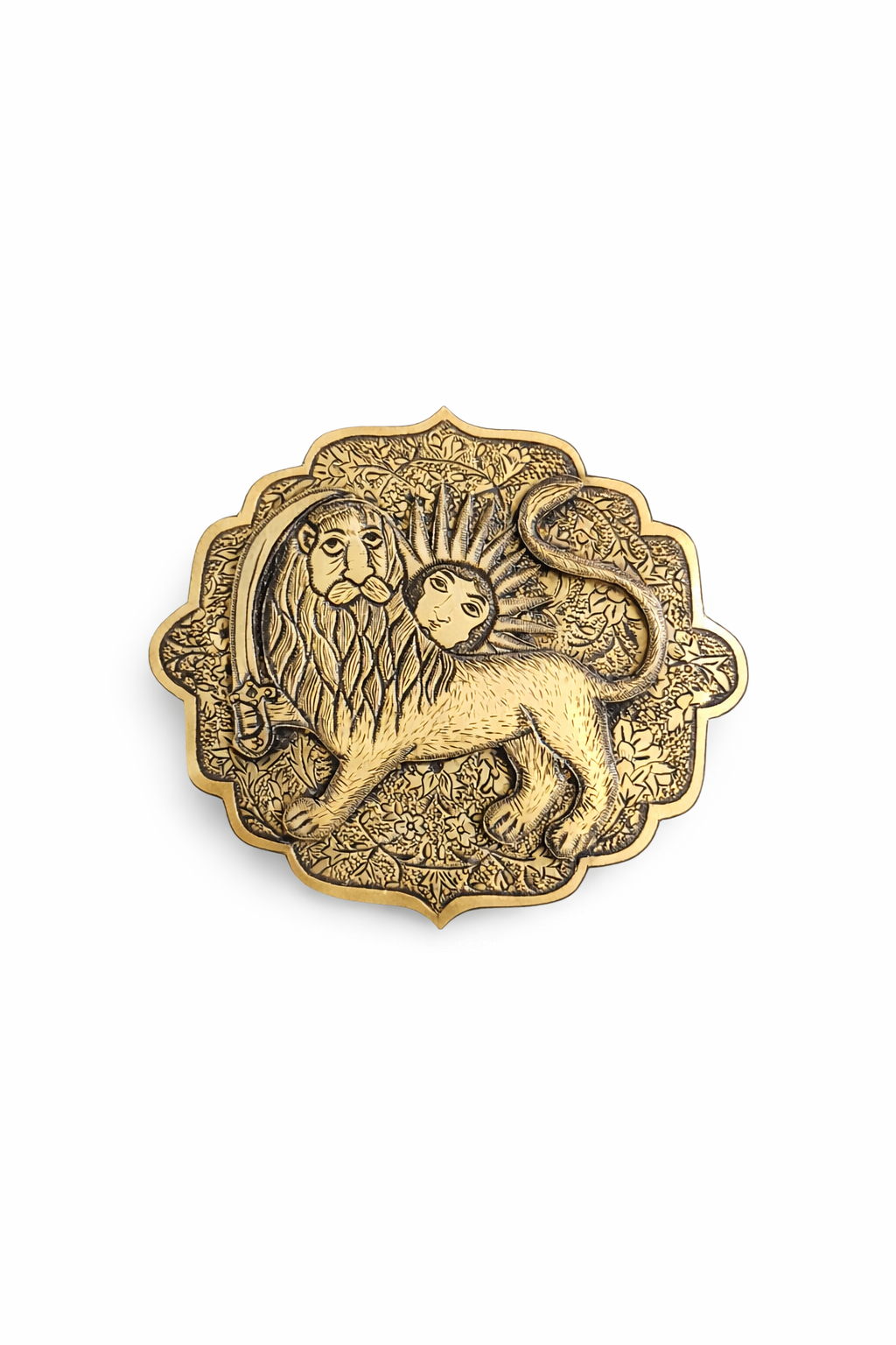 Lion and sun